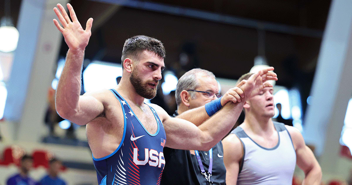 USA Wrestling Melelashvili makes finals, guarantees first GrecoRoman